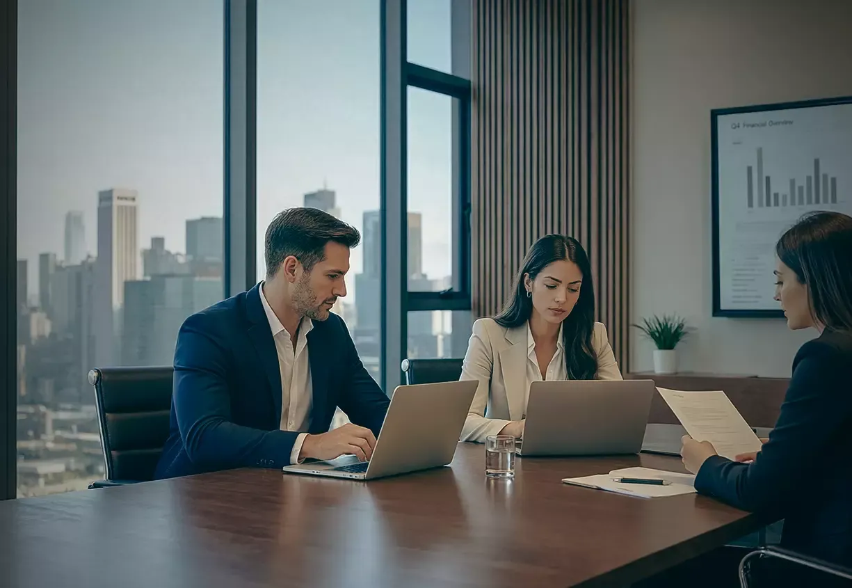 Professional services office setting